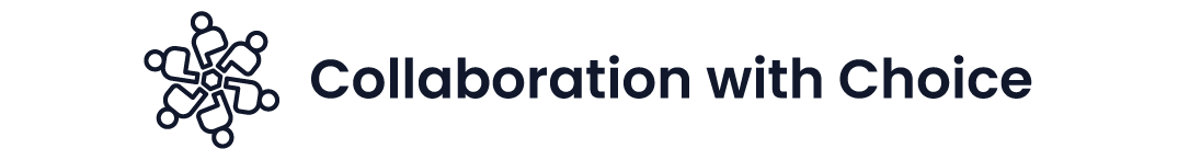 Collaboration with Choice icon representing how Evenflow enables flexible team communication across platforms on the How It Works page