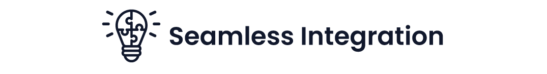 Seamless Integration icon showing puzzle-piece lightbulb representing how Evenflow unifies tools and data into a single connected platform on the How It Works page